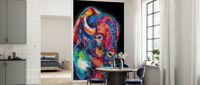 PHOTOWALL / Buffalo on Black (e329086)