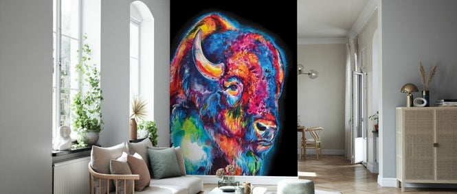 PHOTOWALL / Buffalo on Black (e329086)