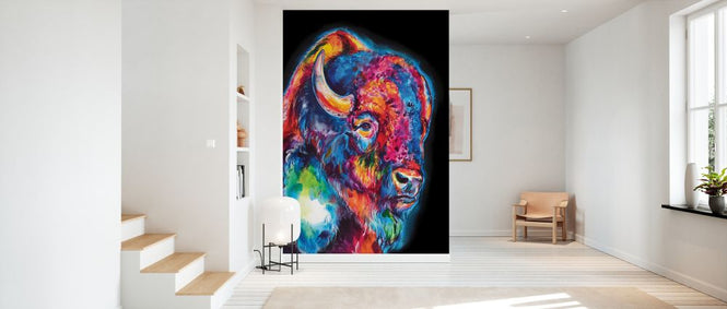 PHOTOWALL / Buffalo on Black (e329086)
