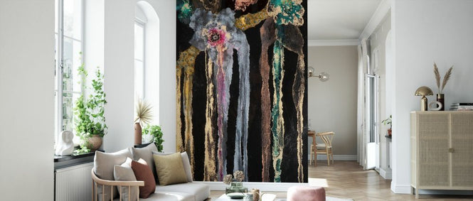 PHOTOWALL / Black Widow Floral (e329156)
