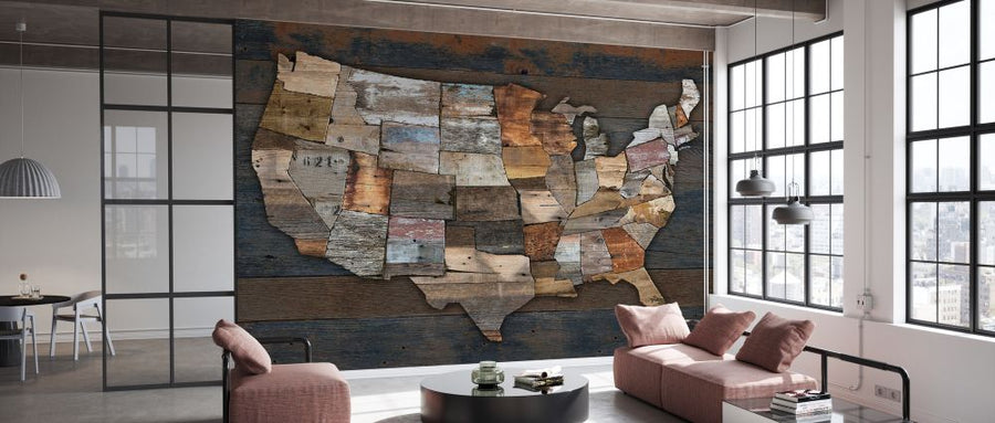 PHOTOWALL / USA States Map (e329541)