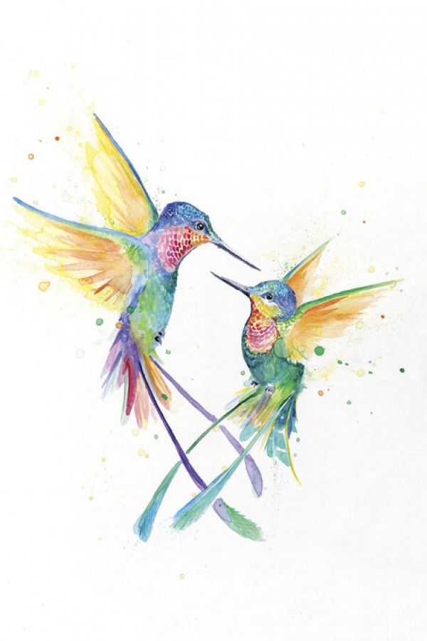 PHOTOWALL / Happy Hummingbirds (e329656)