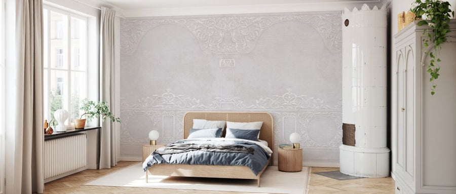 PHOTOWALL / Florence Stucco Decoration - Ash Pink (e329788)