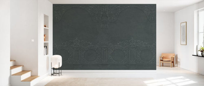 PHOTOWALL / Florence Stucco Decoration - Green (e329794)
