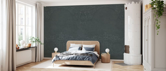 PHOTOWALL / Florence Stucco Decoration - Green (e329794)