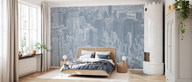 PHOTOWALL / Manhattan View - Blue (e329801)