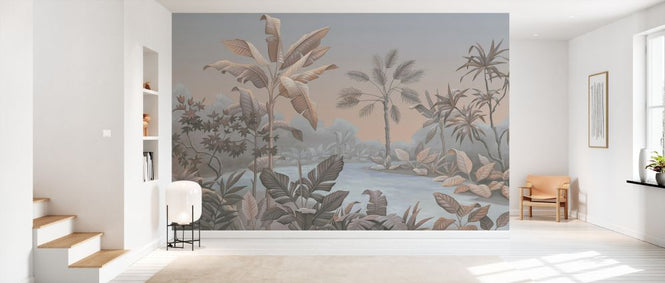 PHOTOWALL / Promised Land - Peach and Blue (e329813)