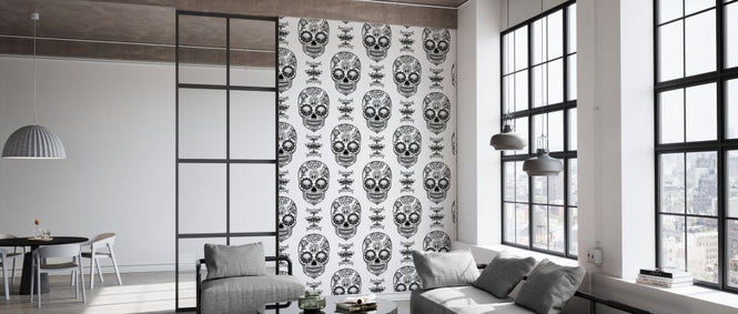PHOTOWALL / Skull Repeating Pattern (e330053)