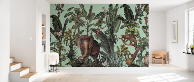 PHOTOWALL / Jungle Kingdom - Light Green (e329961)