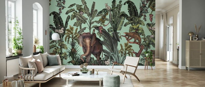 PHOTOWALL / Jungle Kingdom - Light Green (e329961)