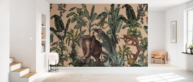 PHOTOWALL / Jungle Kingdom - Ochre (e329962)