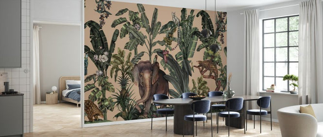 PHOTOWALL / Jungle Kingdom - Ochre (e329962)