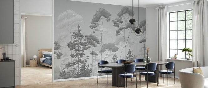 PHOTOWALL / Scandinavian Woodland - Ash (e329894)