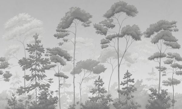 PHOTOWALL / Scandinavian Woodland - Ash (e329894)