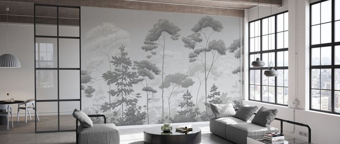 PHOTOWALL / Scandinavian Woodland - Ash (e329894)