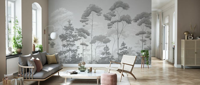 PHOTOWALL / Scandinavian Woodland - Ash (e329894)
