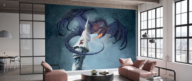 PHOTOWALL / Dragon and Elf Fighting (e330146)