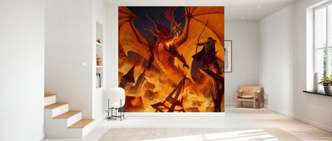 PHOTOWALL / Dragon Destroying Town with Archer (e330149)