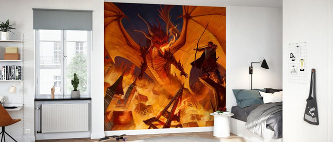 PHOTOWALL / Dragon Destroying Town with Archer (e330149)