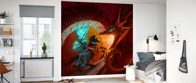 PHOTOWALL / Knight and Dragon Fighting (e330158)