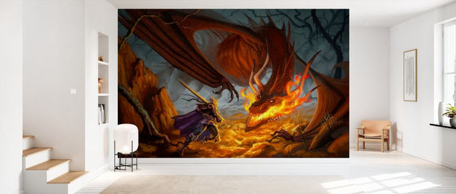 PHOTOWALL / Knight and Dragon in Battle (e330159)