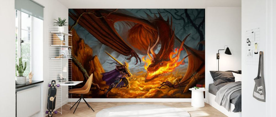 PHOTOWALL / Knight and Dragon in Battle (e330159)