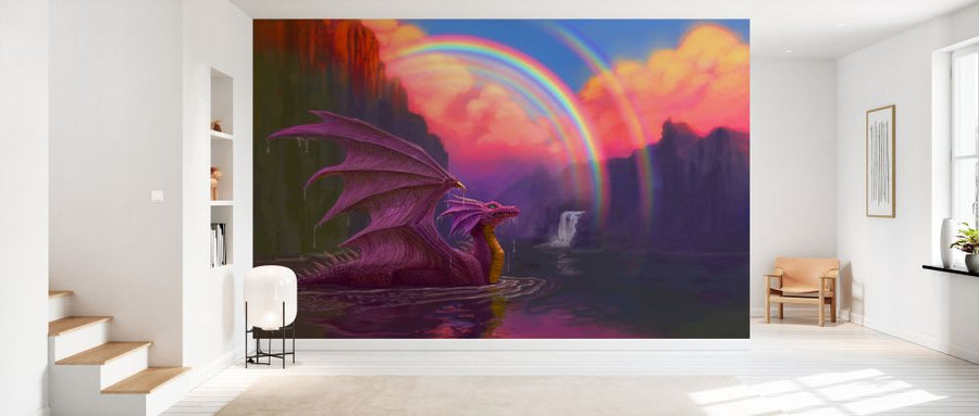 PHOTOWALL / Purple Dragon Gazing at Rainbow (e330162)