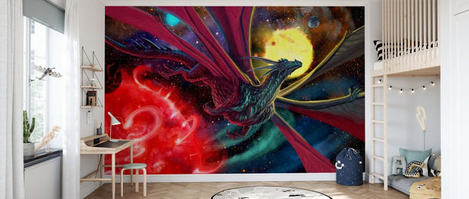 PHOTOWALL / Silver Dragon in Space (e330169)