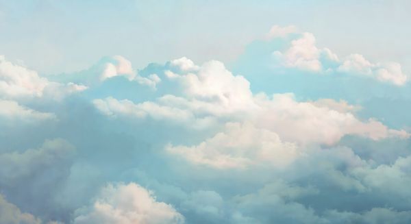 PHOTOWALL / Calming Fluffy Clouds (e329972)