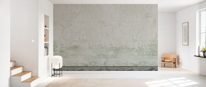 PHOTOWALL / Crumbling Wall - Greenish (e329974)