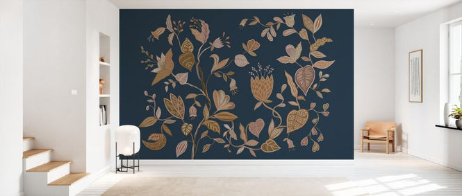 PHOTOWALL / Floweriss - Blue (e329983)