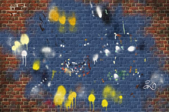 PHOTOWALL / Graffiti Splash Wall (e329988)