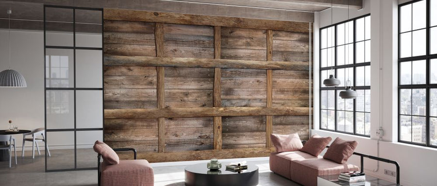 PHOTOWALL / Sealed with Wooden Planks (e330006)
