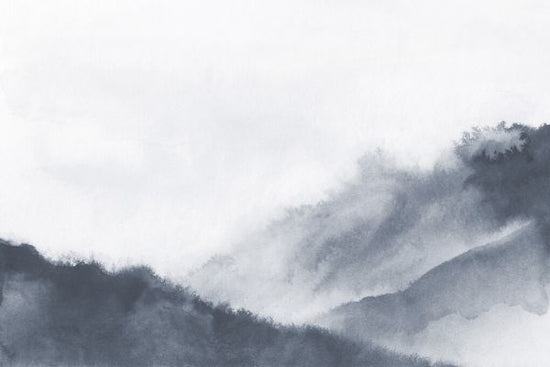 PHOTOWALL / Misty mountains - Gray (e327465)