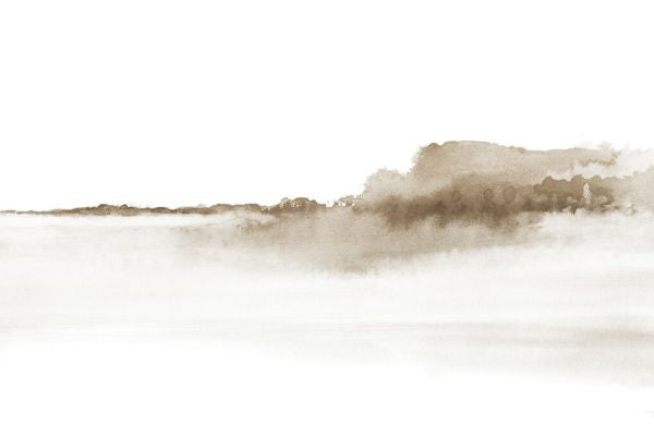 PHOTOWALL / Watercolor Landscape - Sepia (e327468)