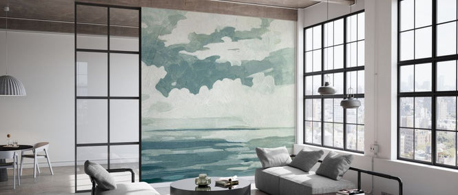 PHOTOWALL / Textured Blue Seascape (e327495)