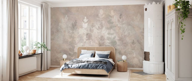PHOTOWALL / Sunny Eucalyptus Shadows on Wall (e330216)