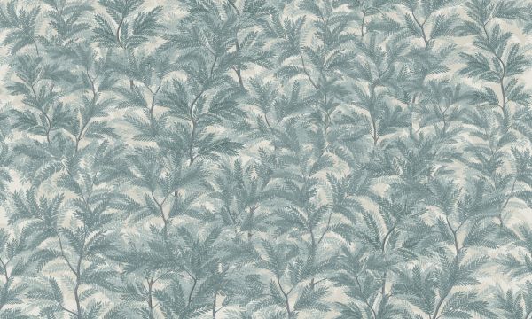 PHOTOWALL / Enclosing Foliage - Blue Beige (e330249)