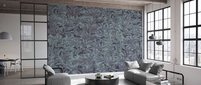 PHOTOWALL / Enclosing Foliage - Deep Violet (e330251)