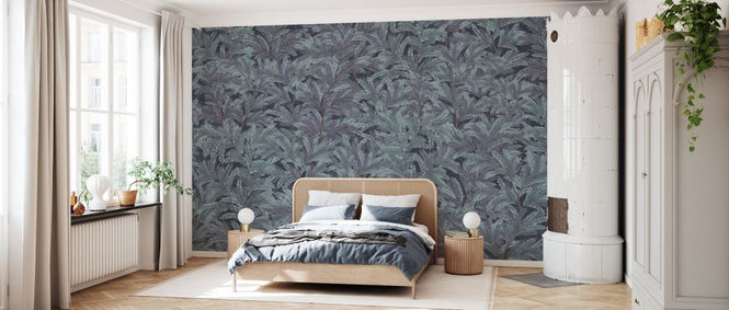PHOTOWALL / Enclosing Foliage - Deep Violet (e330251)