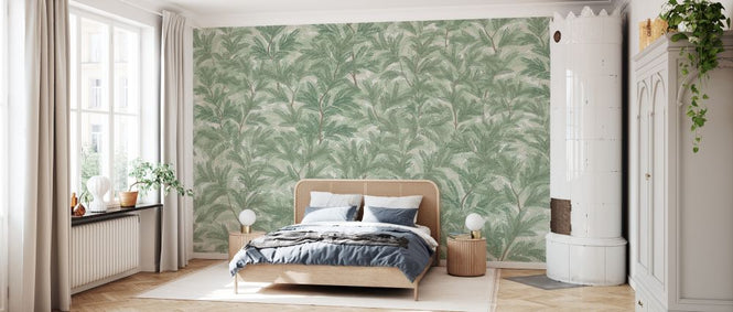 PHOTOWALL / Enclosing Foliage - Green Natur (e330252)