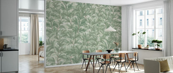 PHOTOWALL / Enclosing Foliage - Green Natur (e330252)
