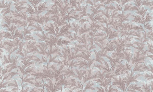 PHOTOWALL / Enclosing Foliage - Pink Blue (e330255)