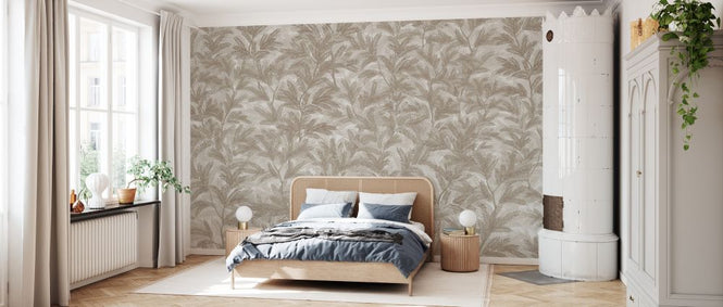 PHOTOWALL / Enclosing Foliage - Sepia (e330256)