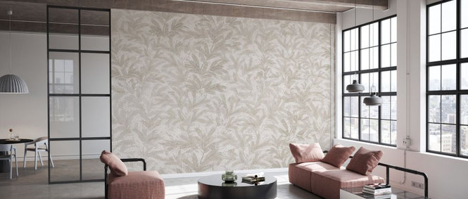 PHOTOWALL / Enclosing Foliage - Sepia Frozen (e330257)