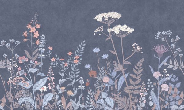 PHOTOWALL / Its Blooming - Dimmed Blue (e330268)