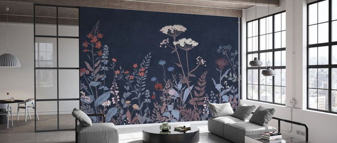 PHOTOWALL / Its Blooming - Navy Blue (e330270)