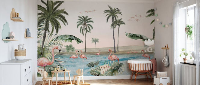 PHOTOWALL / Flamingo Oasis (e330426)