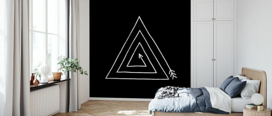 PHOTOWALL / Arrow Triangle Black (e330730)