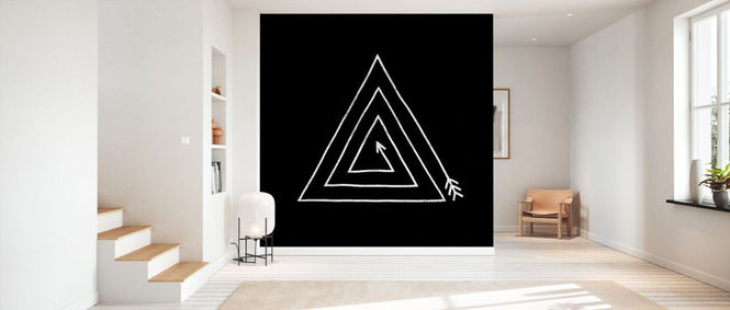 PHOTOWALL / Arrow Triangle Black (e330730)
